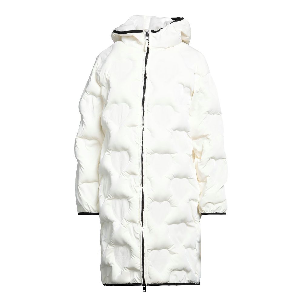 Love Moschino Chic Quilted Heart Long Down Jacket - ACCEXO