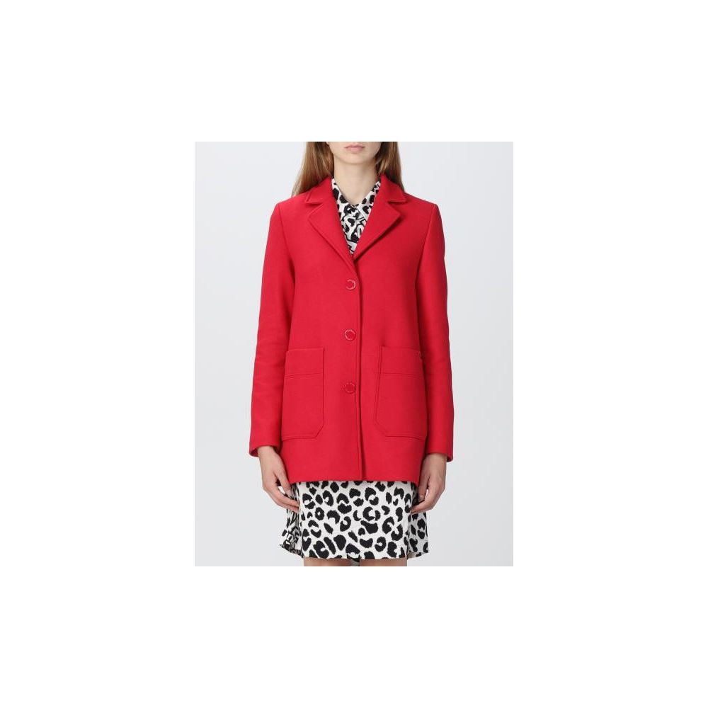 Love Moschino Chic Pink Wool Blend Jacket - ACCEXO