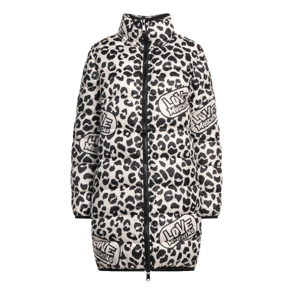 Love Moschino Chic Leopard Print Down Jacket - ACCEXO