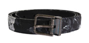 Dolce & Gabbana Elegant Floral Patterned Men's Luxury Belt - ACCEXO