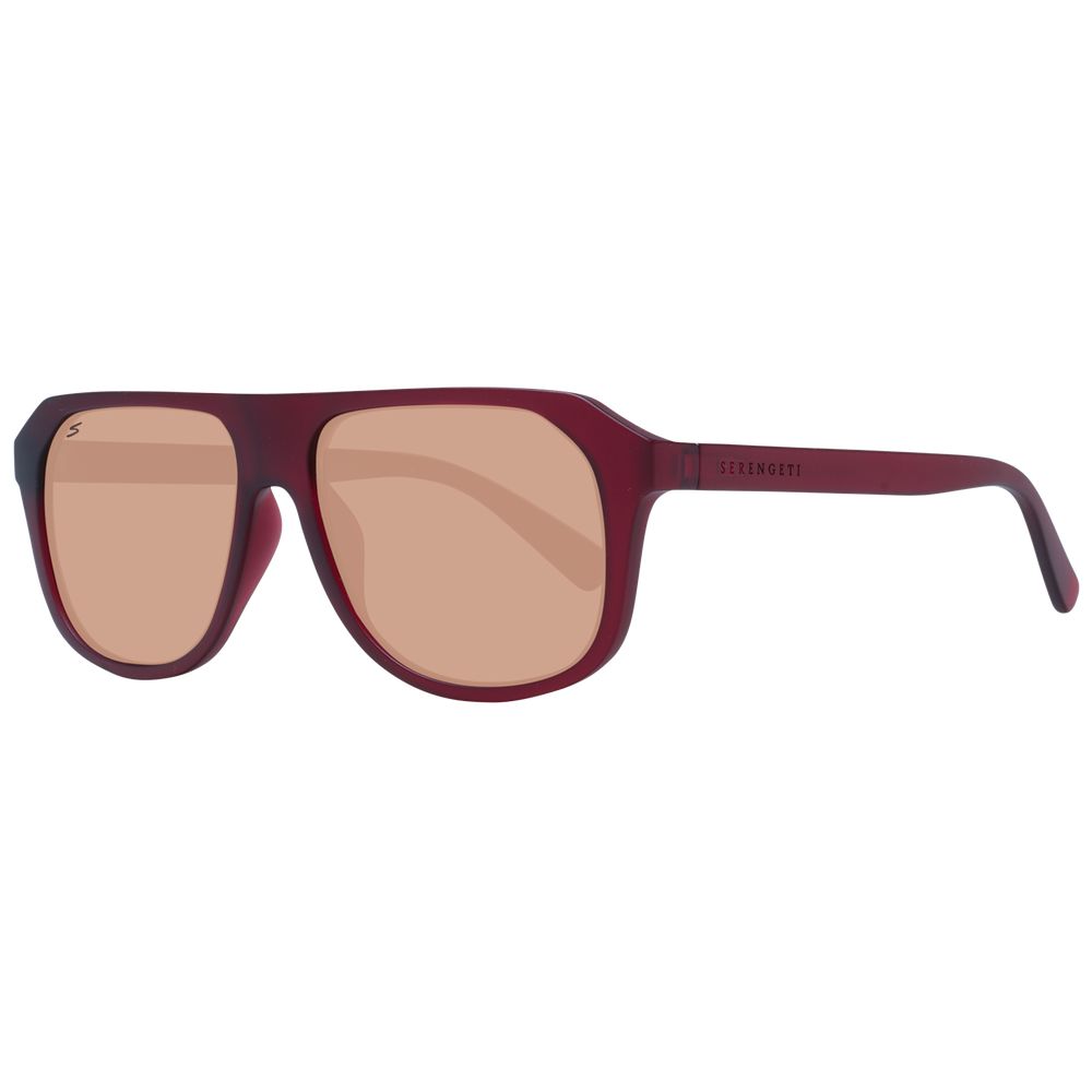 Serengeti Burgundy Men Sunglasses - ACCEXO