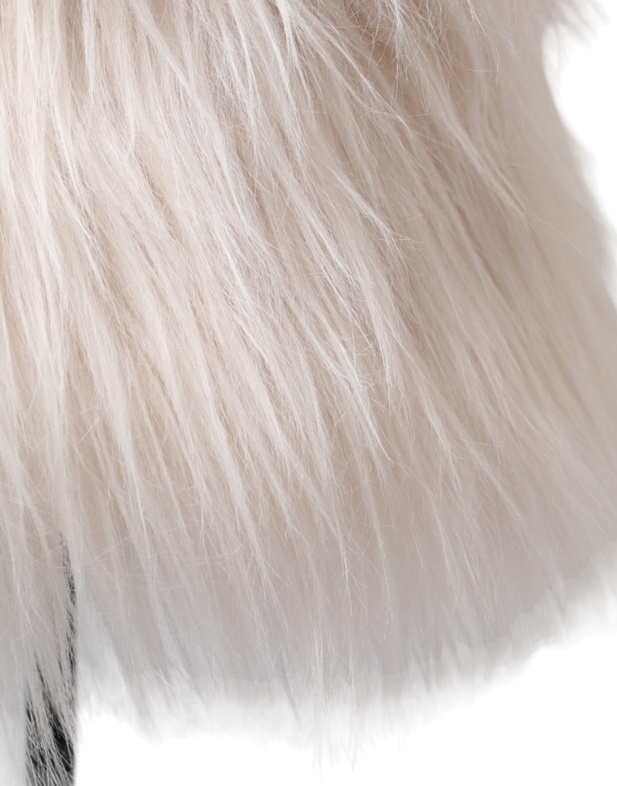 Dolce & Gabbana White Acrylic Fur Womens Bucket Hat - ACCEXO