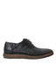 Dolce & Gabbana Black Woven Goat Leather Lace Up Derby Shoes - ACCEXO
