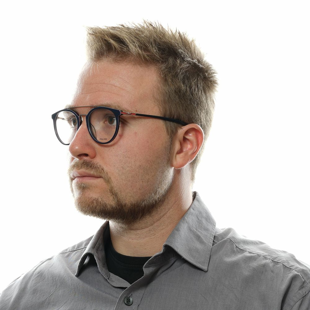 Police Blue Men Optical Frames - ACCEXO