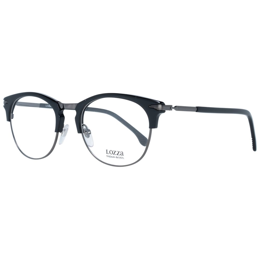 Lozza Black Unisex Optical Frames - ACCEXO