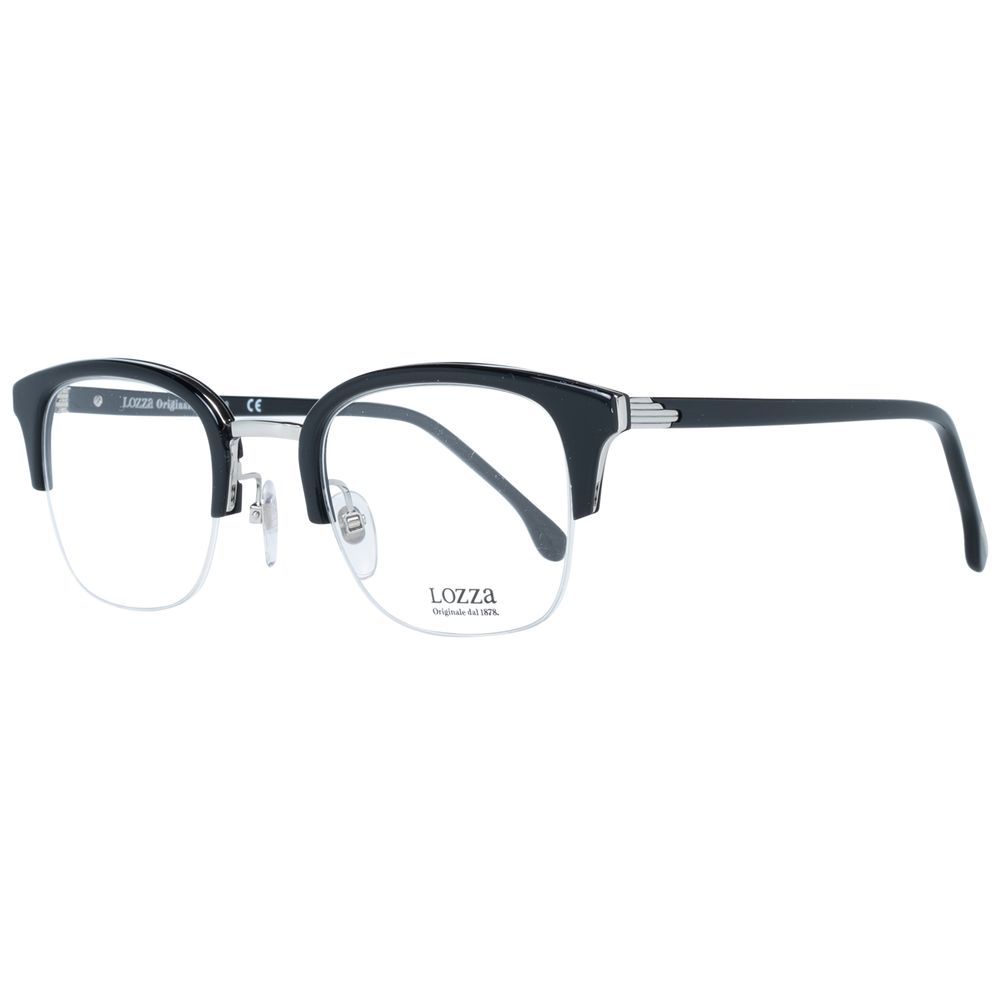 Lozza Black Unisex Optical Frames - ACCEXO
