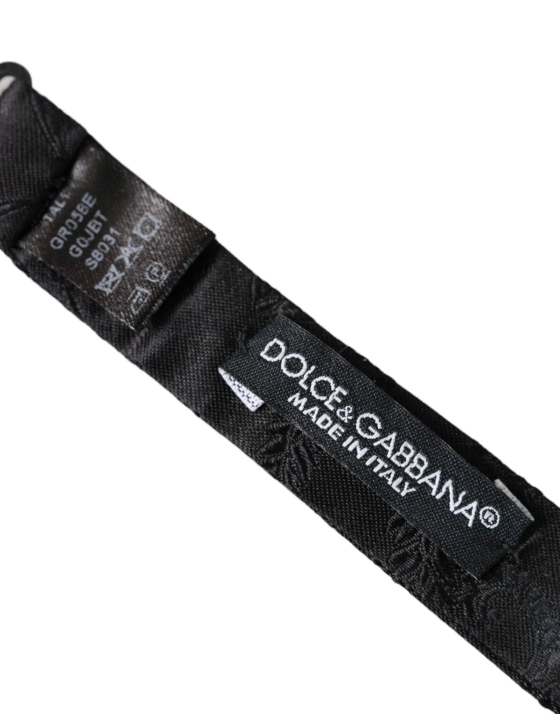 Dolce & Gabbana Multicolor Fantasy Silk Adjustable Neck Bow Tie - ACCEXO