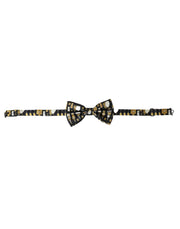 Dolce & Gabbana Black Silk Cocktail Adjustable Neck Men Bow Tie - ACCEXO