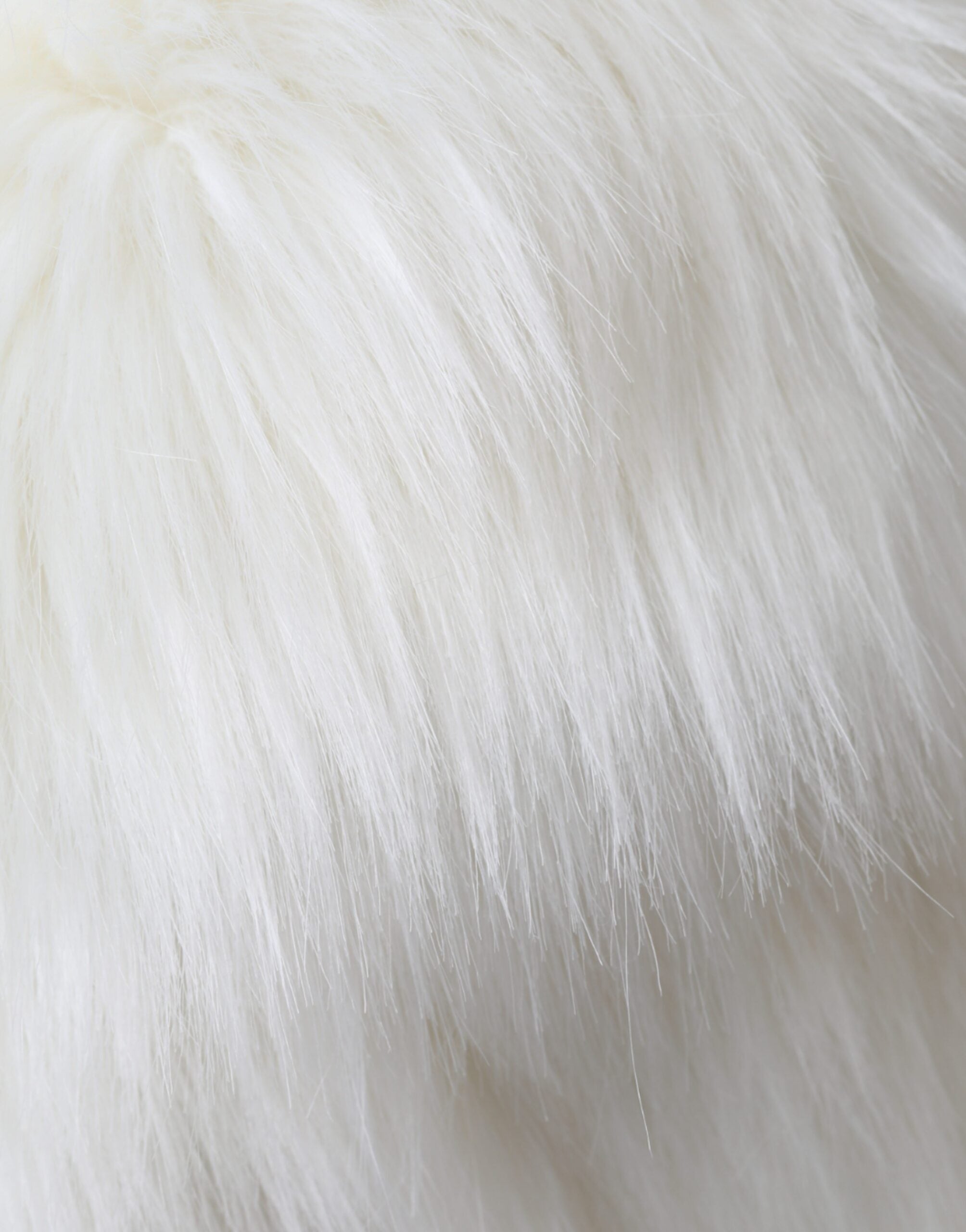 Dolce & Gabbana White Acrylic Fur Womens Bucket Hat - ACCEXO