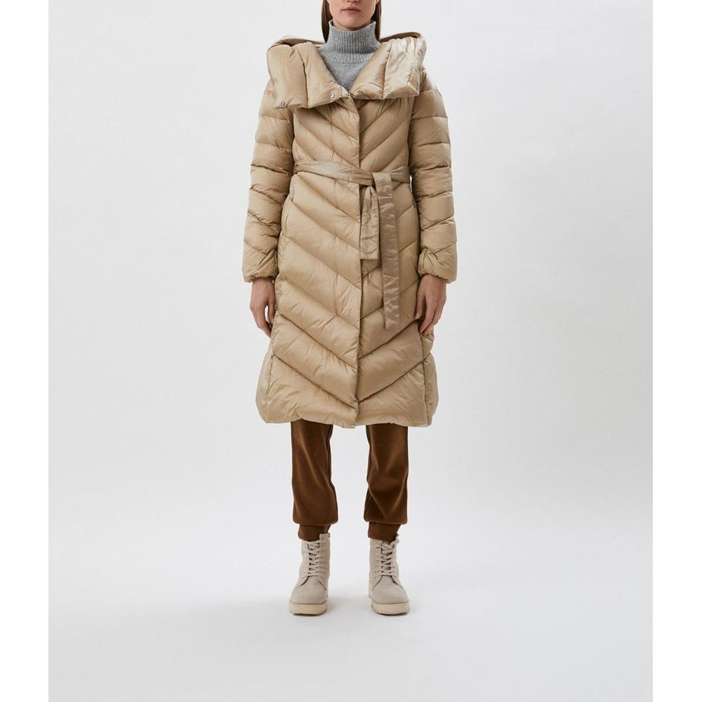 Add Beige Polyamide Jackets & Coat - ACCEXO