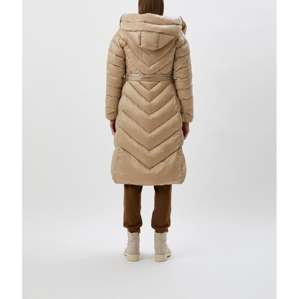 Add Beige Polyamide Jackets & Coat - ACCEXO