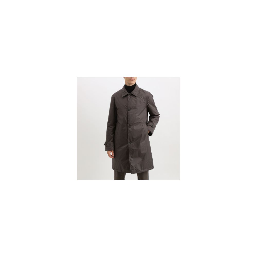 Add Brown Polyester Jacket - ACCEXO