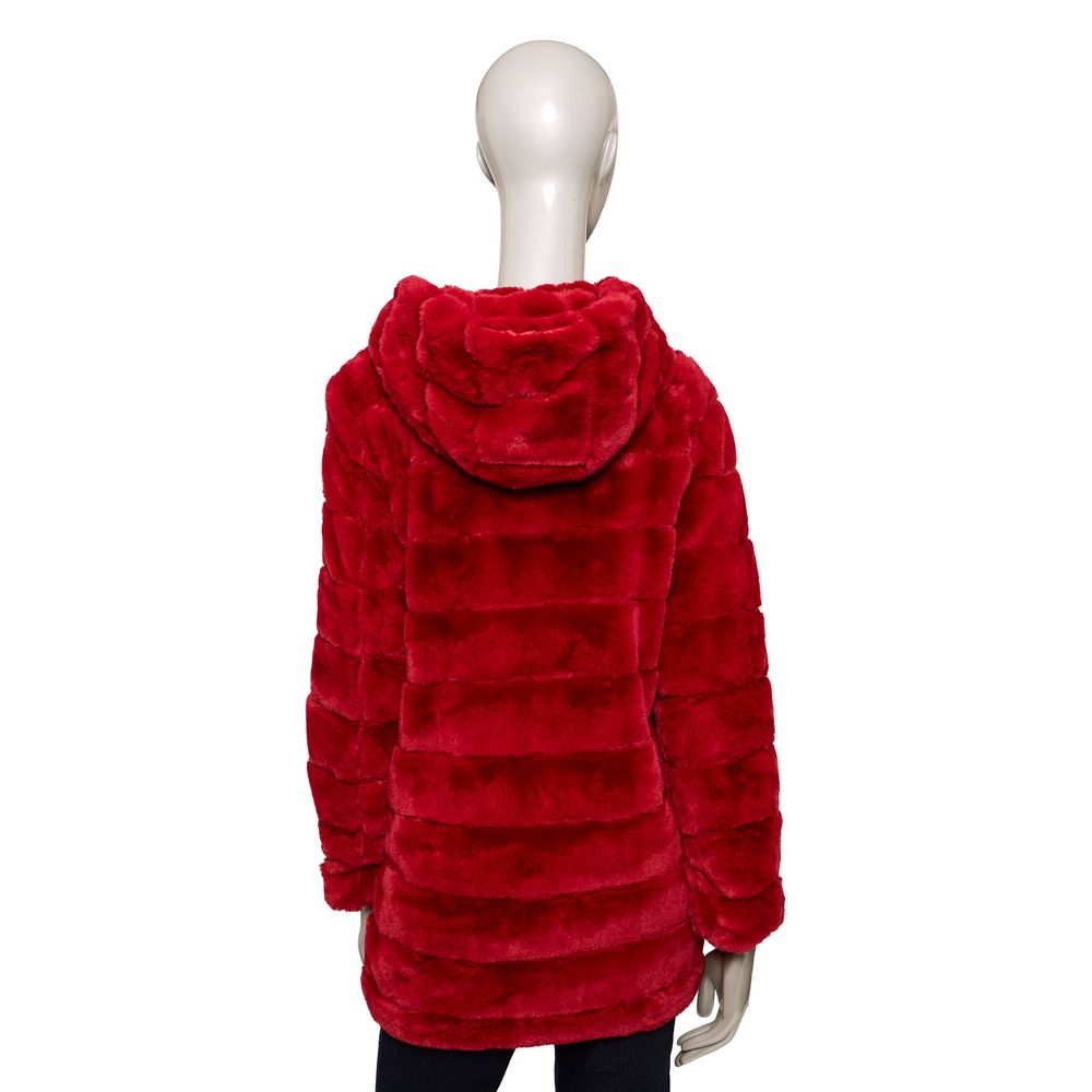 Baldinini Trend Red Polyester Women Jacket - ACCEXO