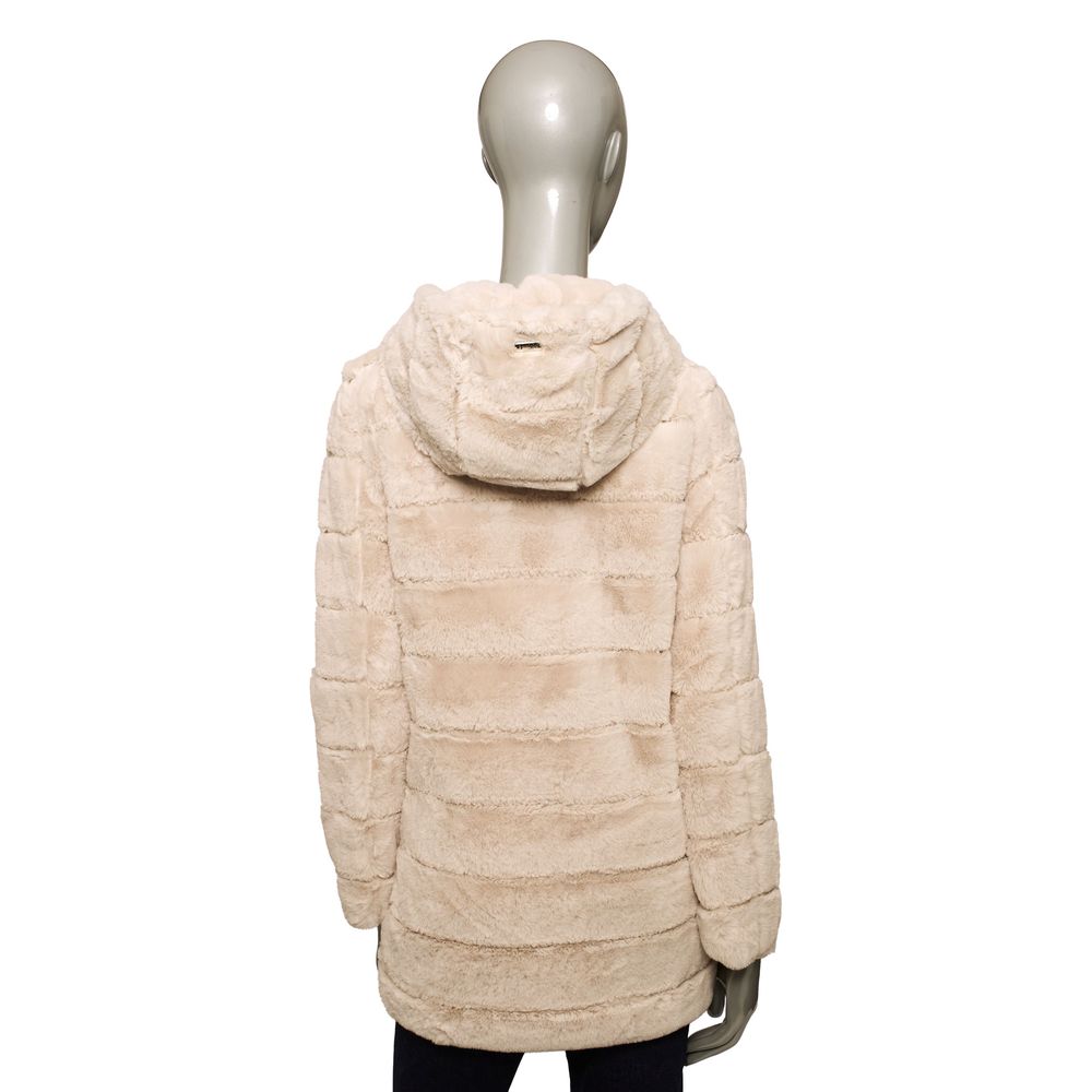 Baldinini Trend Beige Polyester Women Coat - ACCEXO