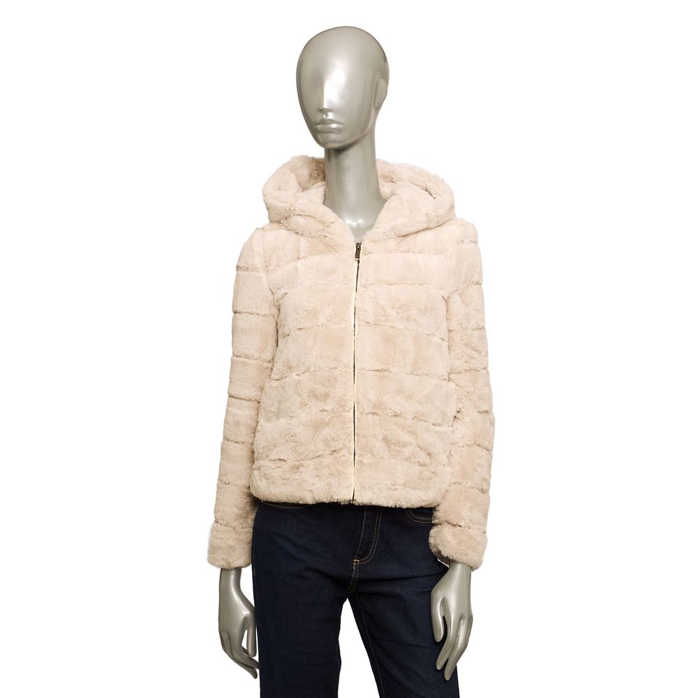 Baldinini Trend Beige Polyester Women Jacket - ACCEXO