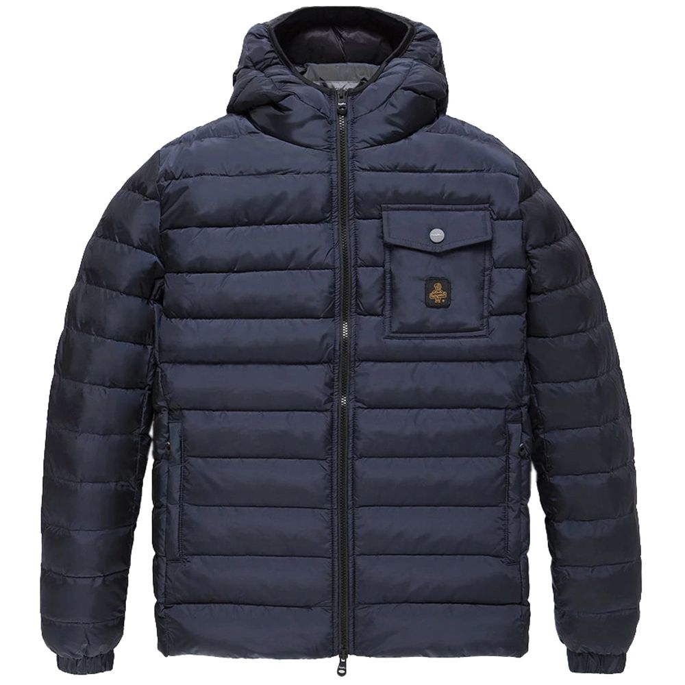 Refrigiwear Blue Nylon Men Jacket - ACCEXO