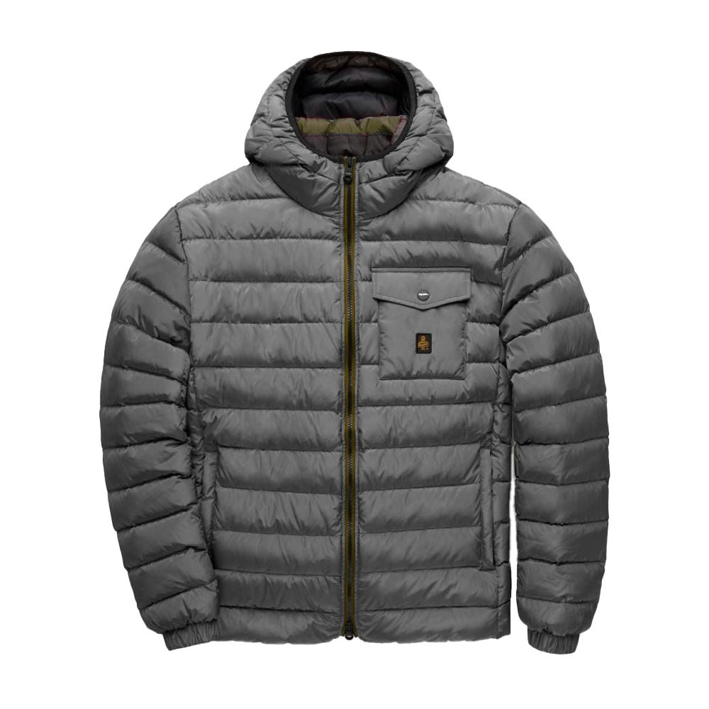 Refrigiwear Gray Nylon Men Jacket - ACCEXO