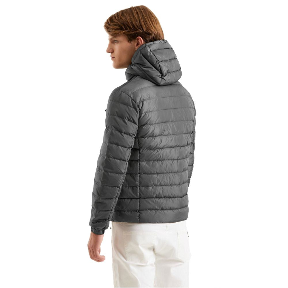 Refrigiwear Gray Nylon Men Jacket - ACCEXO