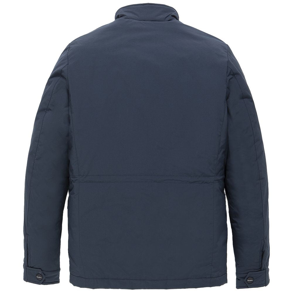 Refrigiwear Blue Nylon Men Jacket - ACCEXO