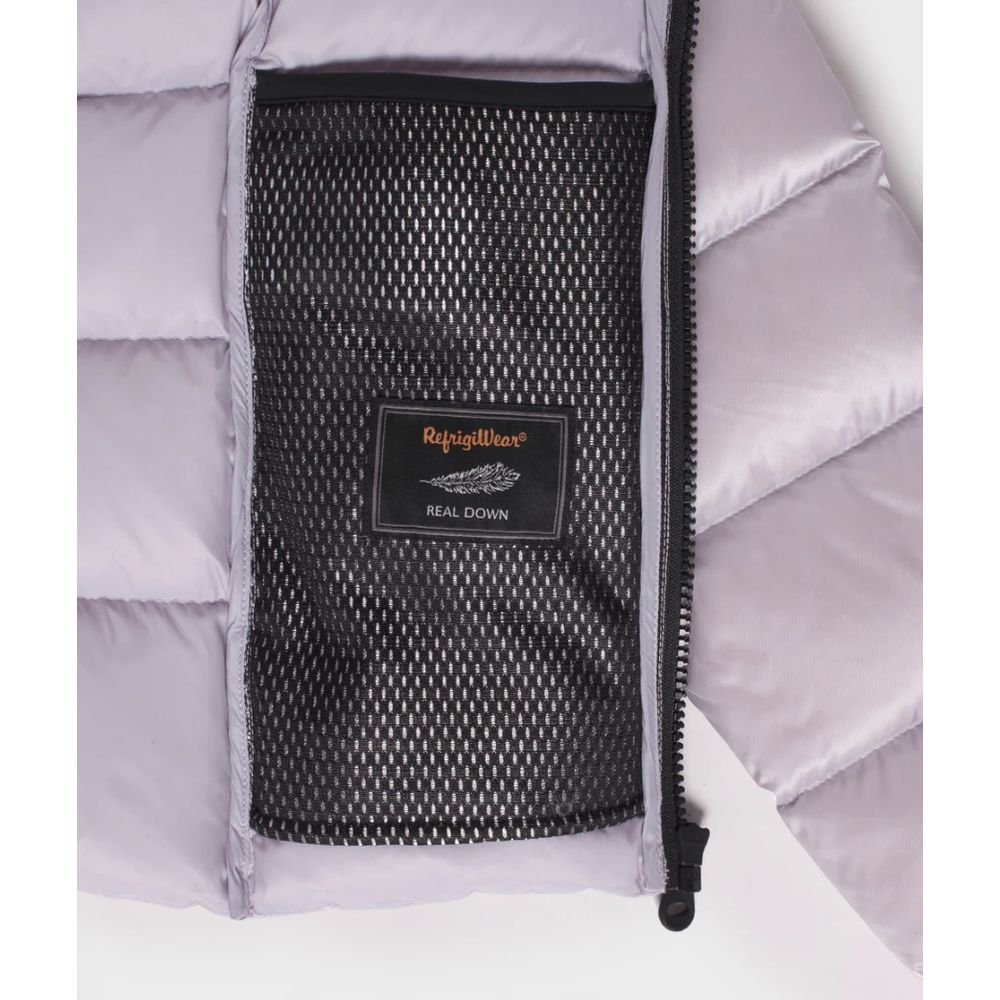 Refrigiwear Purple Nylon Women Jacket - ACCEXO