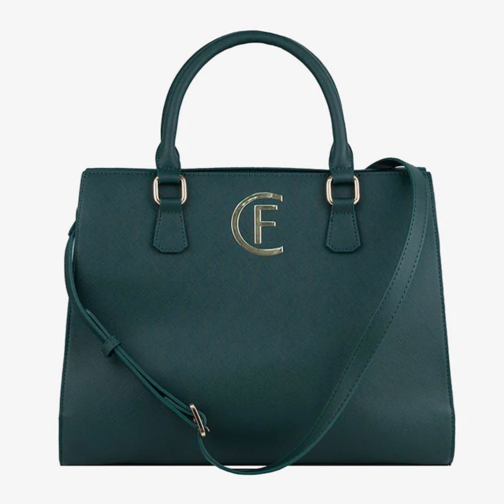 CRISTINAEFFE Green Artificial Leather Women Crossbody Bag - ACCEXO