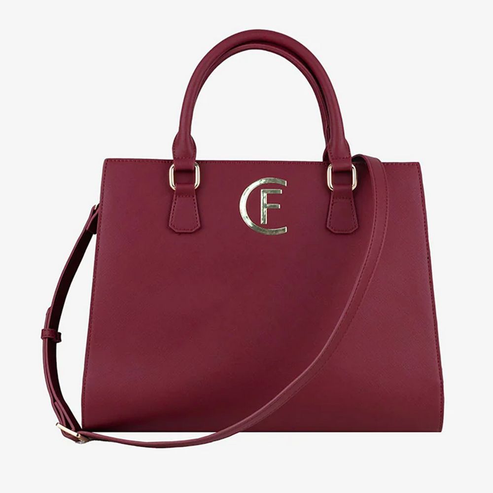CRISTINAEFFE Red Artificial Leather Women Crossbody Bag - ACCEXO