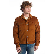 Roberto Pepe Luxury Brown Cotton Men Jacket - ACCEXO