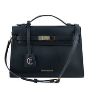 CRISTINAEFFE Black Artificial Leather Women Crossbody Bag - ACCEXO