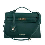 CRISTINAEFFE Green Artificial Leather Women Crossbody Bag - ACCEXO