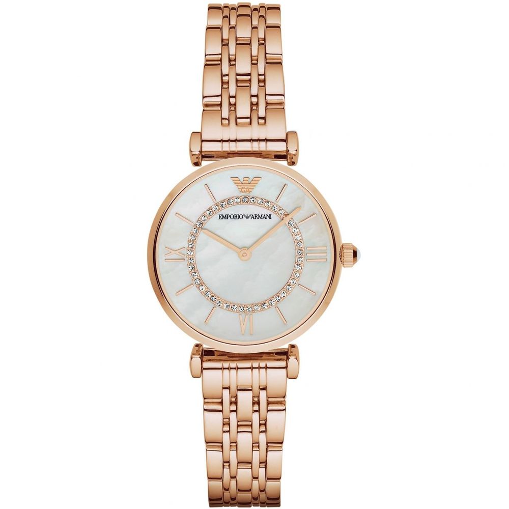 Armani Rose Gold Steel Watch - ACCEXO