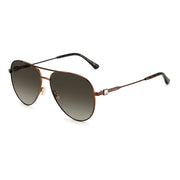 Jimmy Choo Brown Metal Sunglasses - ACCEXO