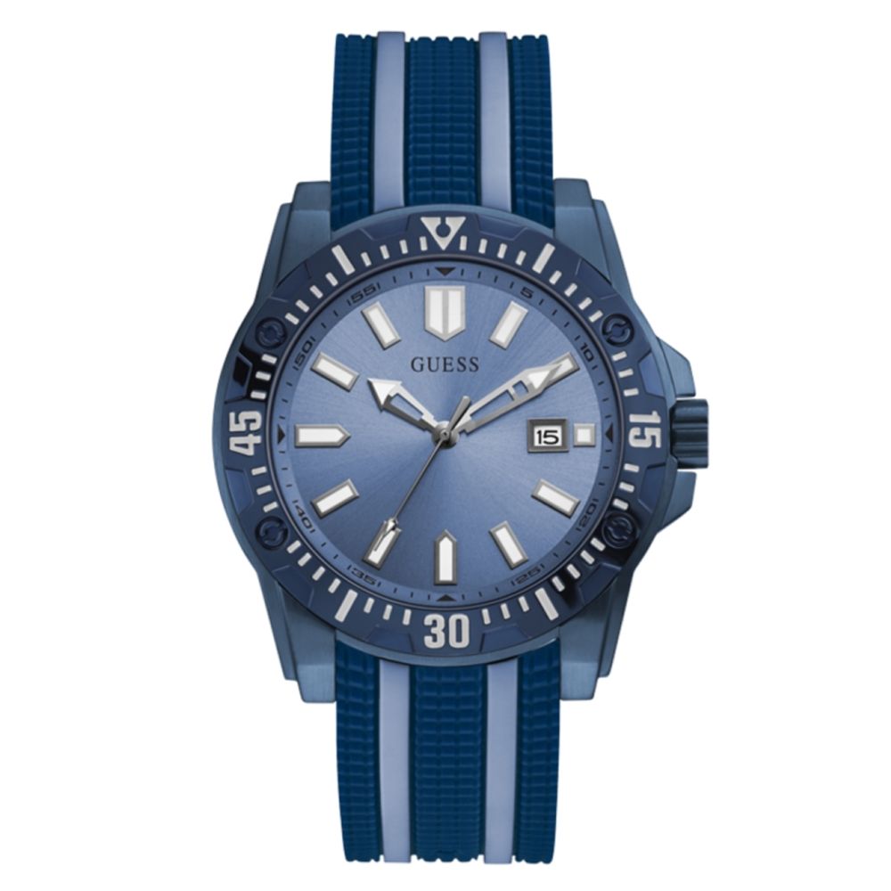Guess Blue Silicone Watch - ACCEXO