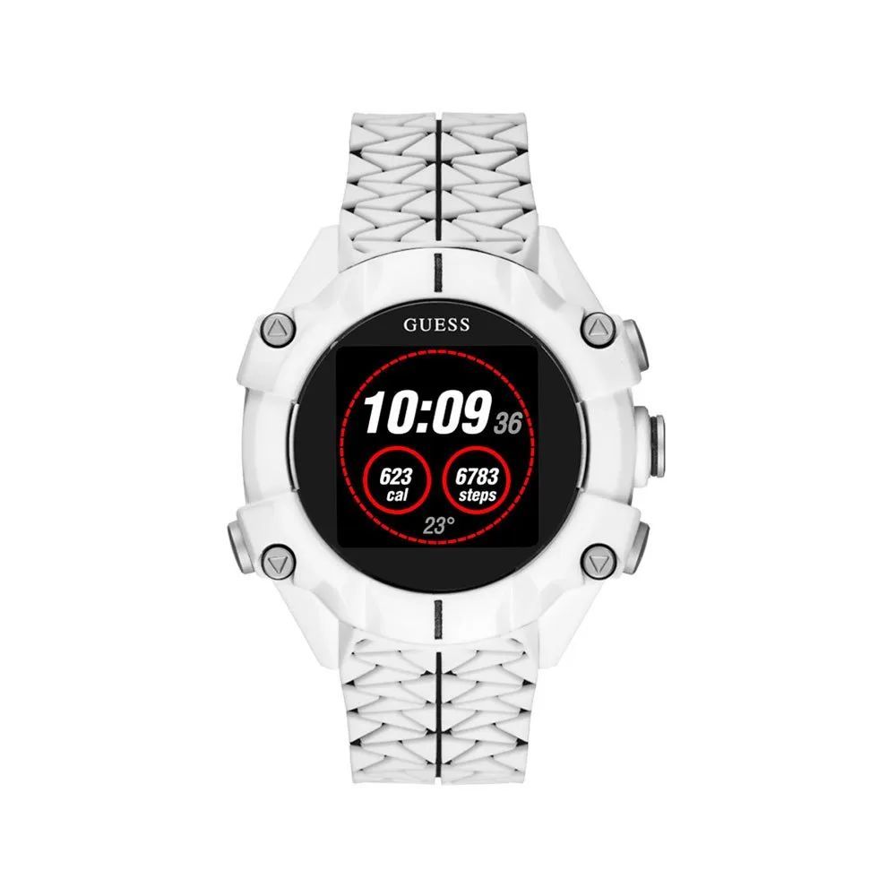 Guess White Resin Watch - ACCEXO