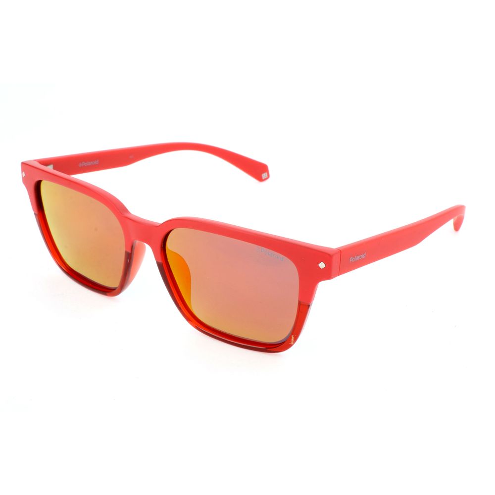 Polaroid Red Polycarbonate Sunglasses - ACCEXO