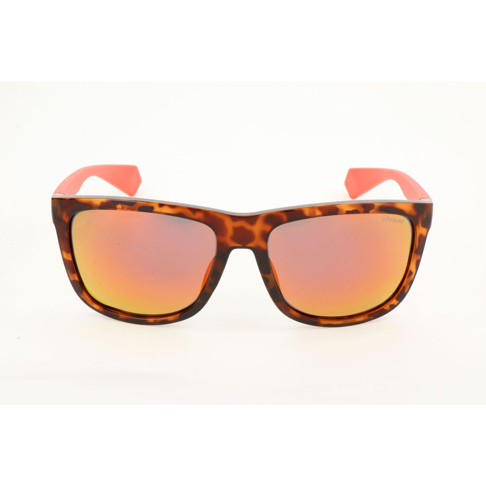 Polaroid Brown Rubber Sunglasses - ACCEXO