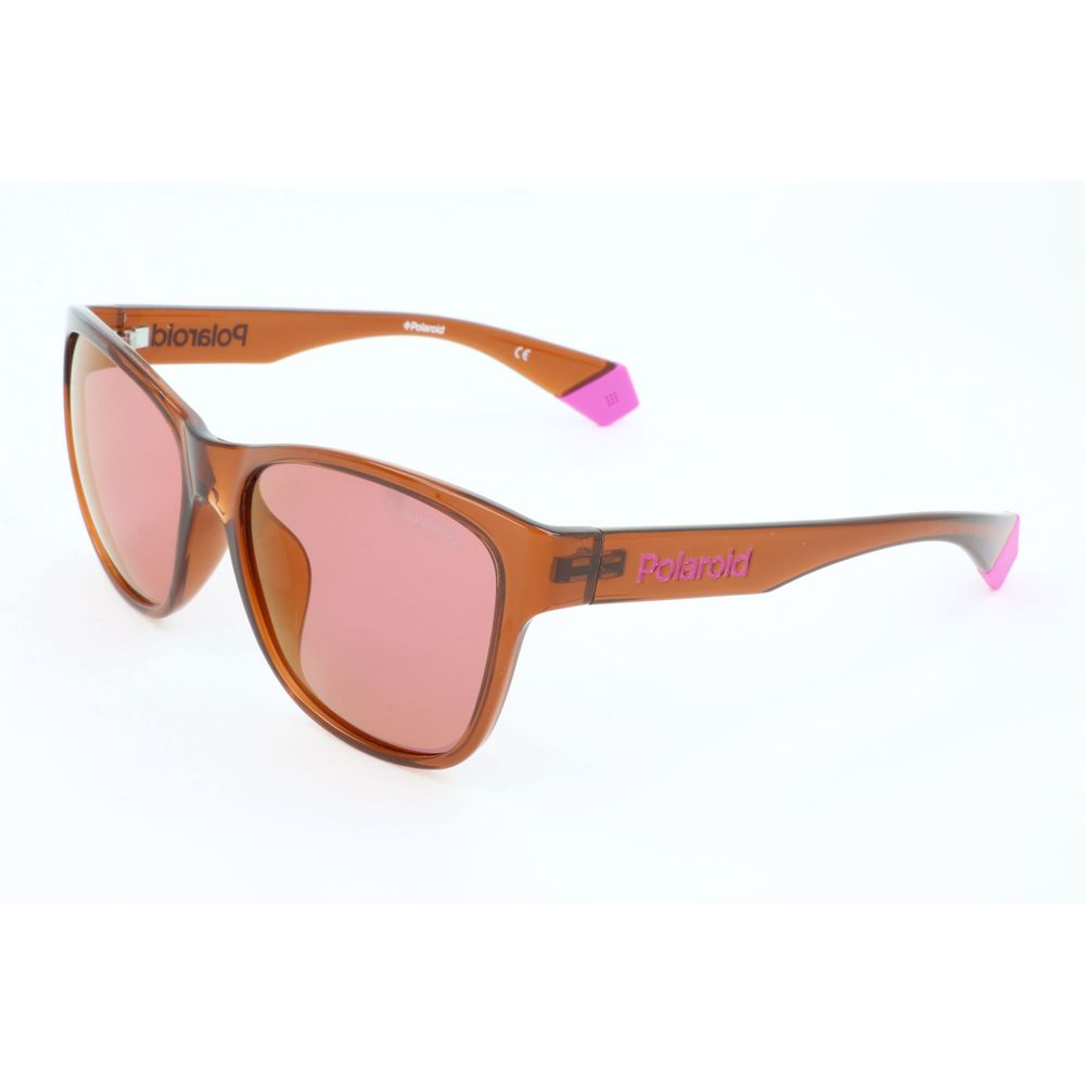 Polaroid Brown Polycarbonate Sunglasses - ACCEXO