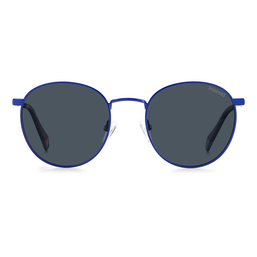 Polaroid Blue Stainless Steel Sunglasses - ACCEXO