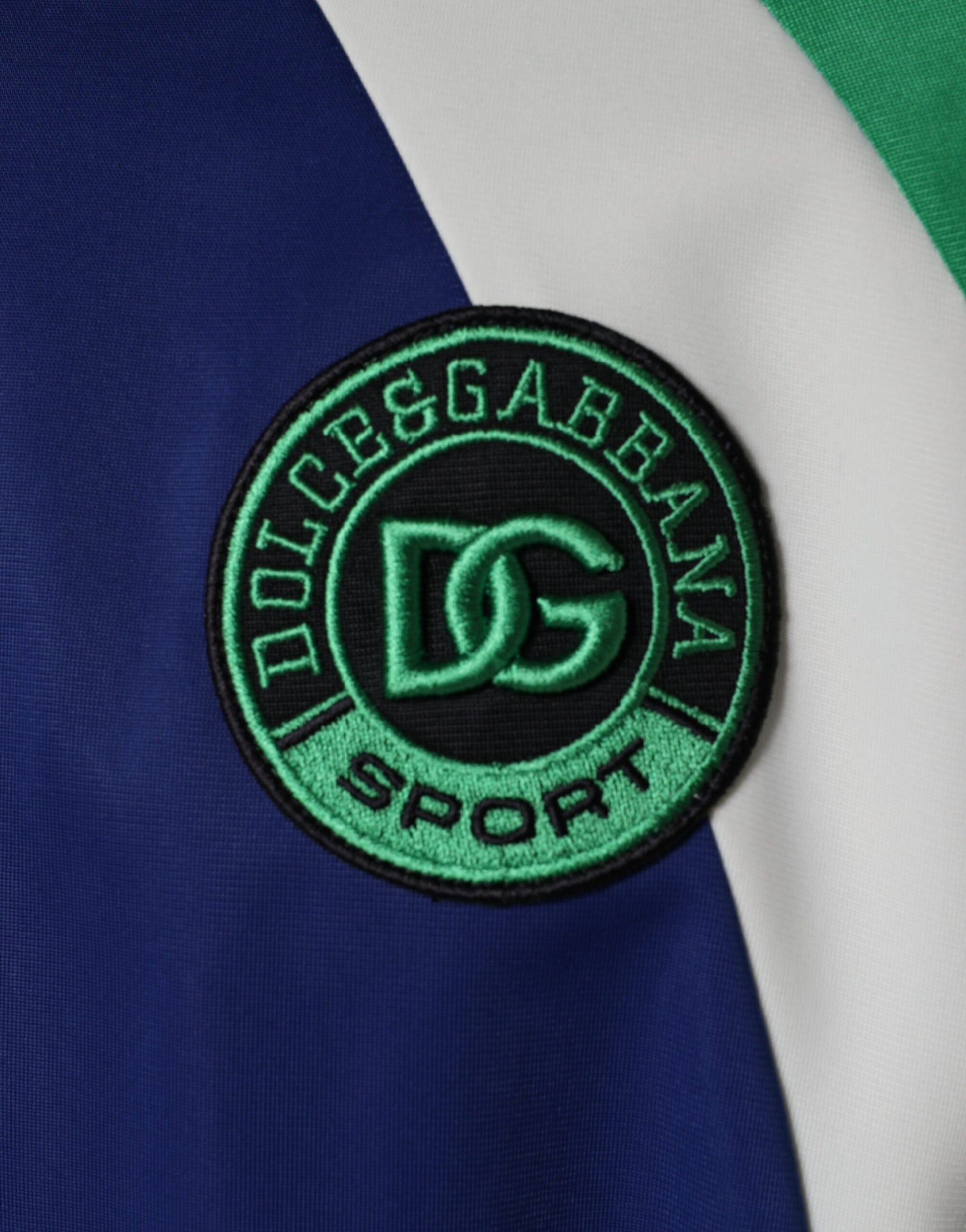 Dolce & Gabbana Multicolor Polyester Full Zip Bomber Jacket - ACCEXO