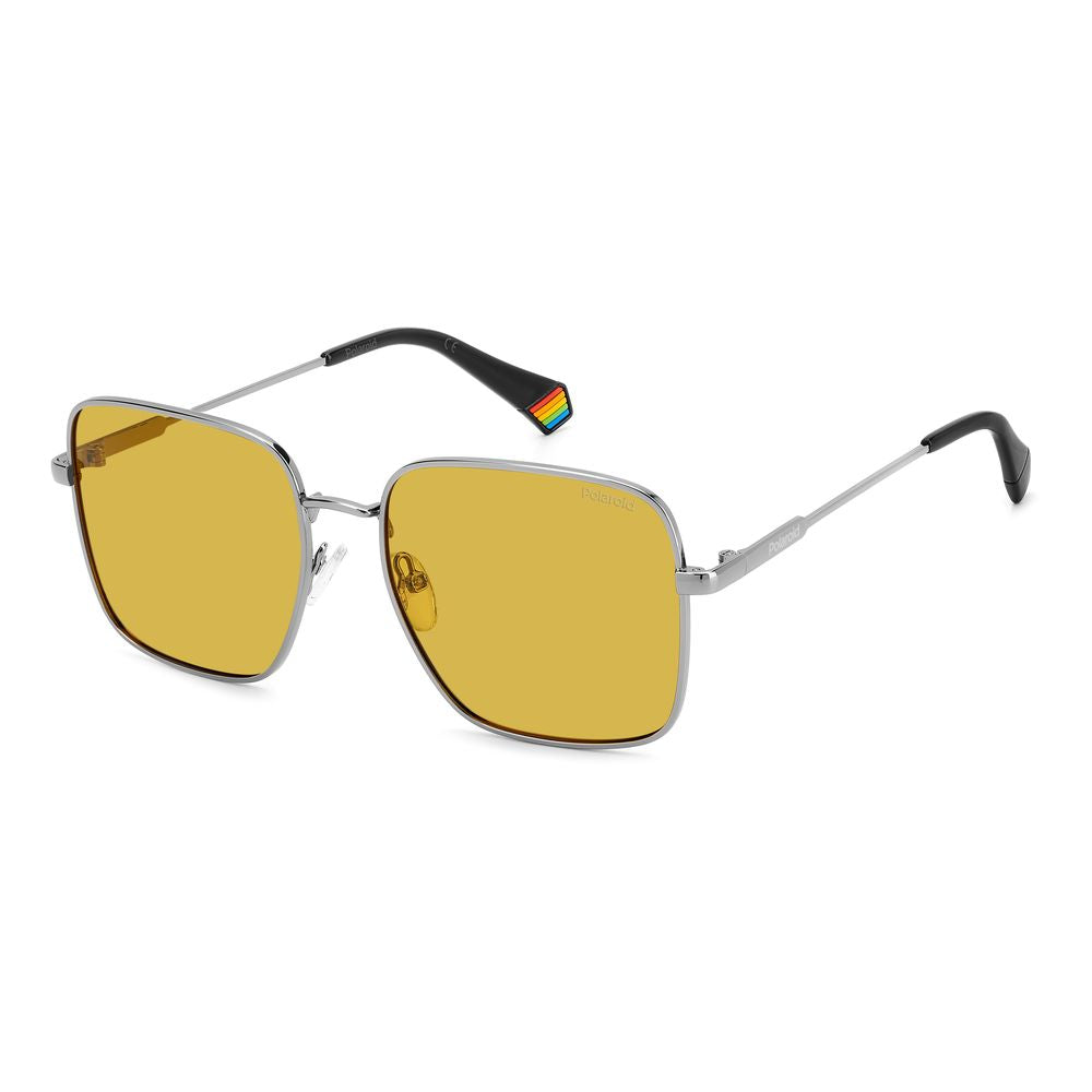Polaroid Gray Metal Sunglasses - ACCEXO