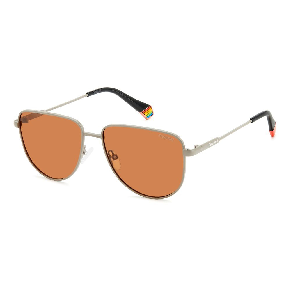 Polaroid Gray Metal Sunglasses - ACCEXO