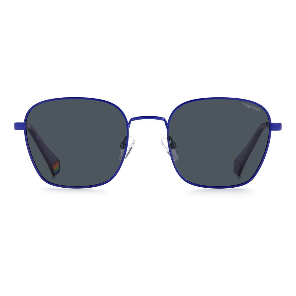Polaroid Blue Stainless Steel Sunglasses - ACCEXO