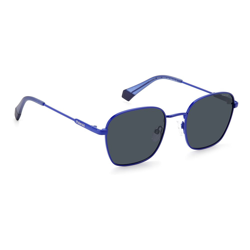 Polaroid Blue Stainless Steel Sunglasses - ACCEXO