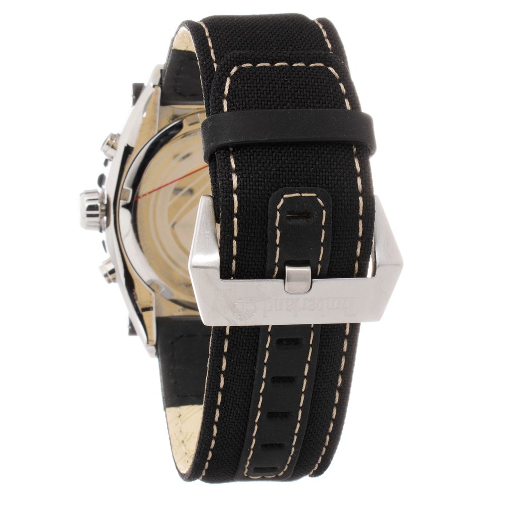 Timberland Black Leather Watch - ACCEXO