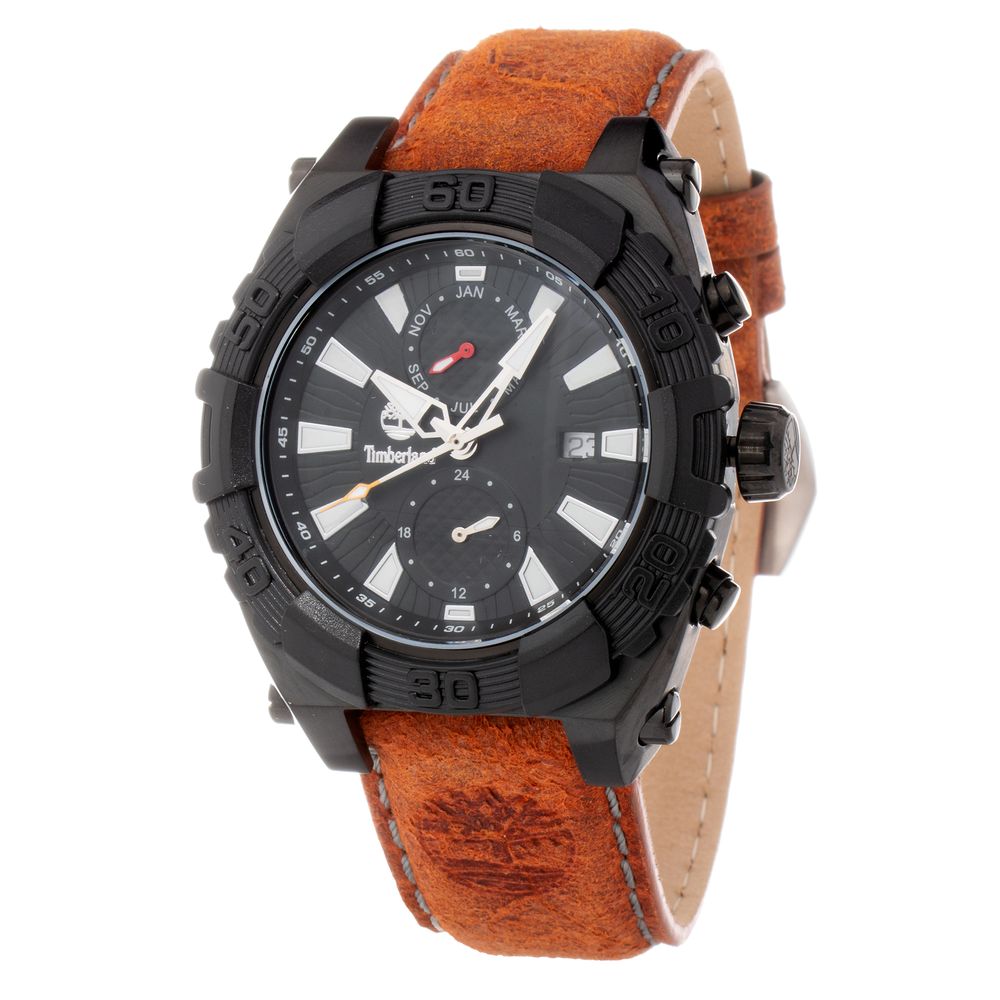 Timberland Brown Leather Watch - ACCEXO