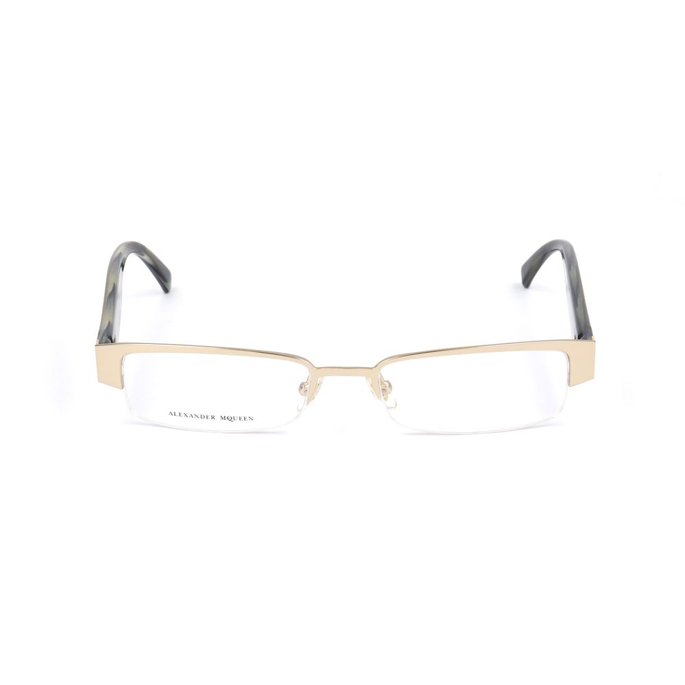 Alexander McQueen Gold Metal Frames - ACCEXO