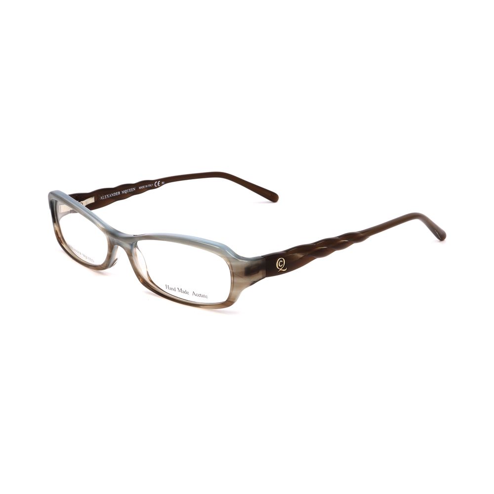 Alexander McQueen Brown Acetate Frames - ACCEXO