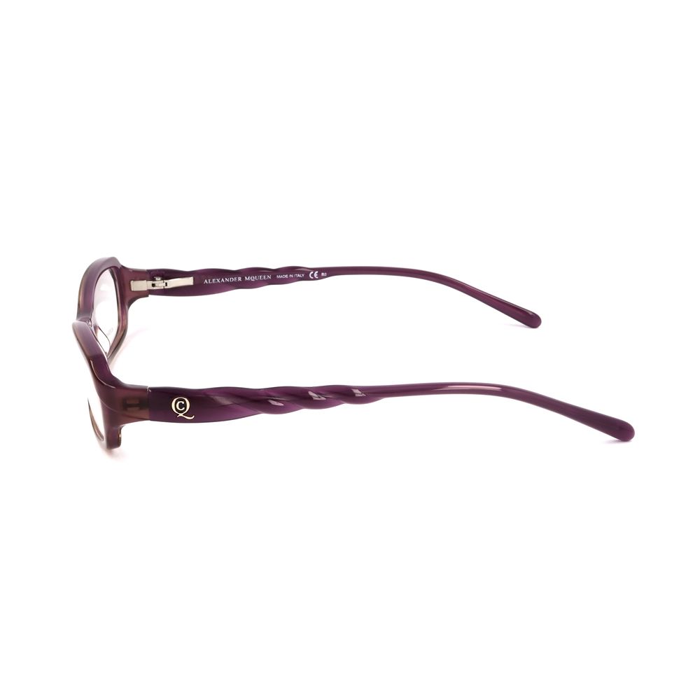 Alexander McQueen Purple Acetate Frames - ACCEXO