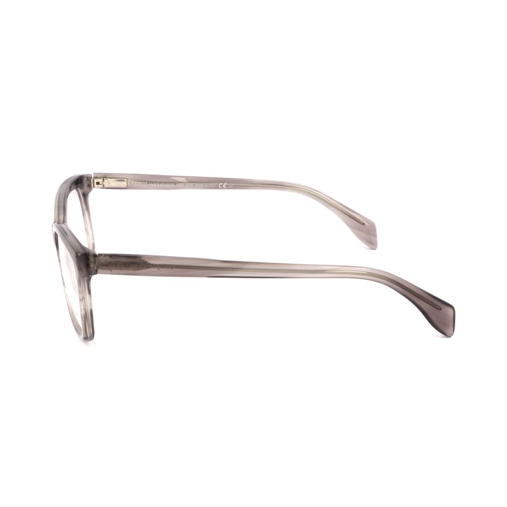 Alexander McQueen Gray Acetate Frames - ACCEXO