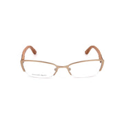 Alexander McQueen Brown Metal Frames - ACCEXO