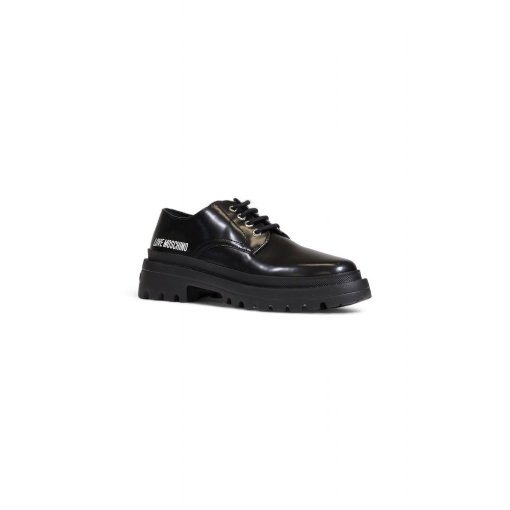 Love Moschino Black Polyethylene Flat Shoe - ACCEXO